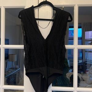 Zara Lace Bodysuit Size L